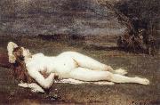 Jean Baptiste Camille  Corot Recreation by our Gallery oil
